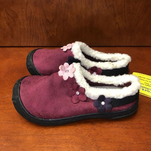 Smartfit Other - NWT SmartFit Girls Pink Suede Shoes Slip On Mules